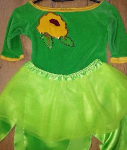 Kids Costumes to Hire - Green Fairy leotard & tutu - GIRL